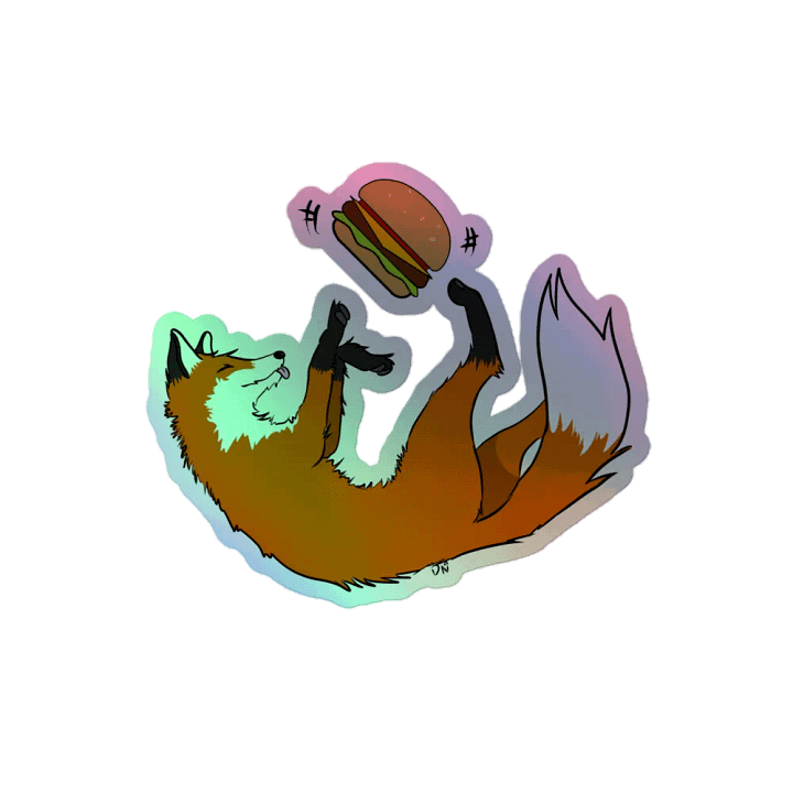 Benjamin Burger Holographic Sticker product image (1)