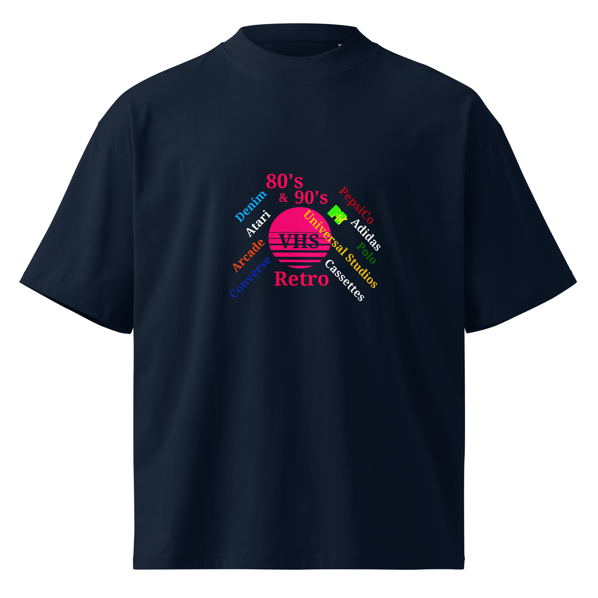 Retro VHS Nostalgia Organic T-Shirt product image (1)