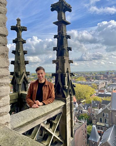 Taking in the breathtaking views from the top of Delft 🌆⛪️ Sometimes, the best perspective is from above! 

#Delft #CityViews...