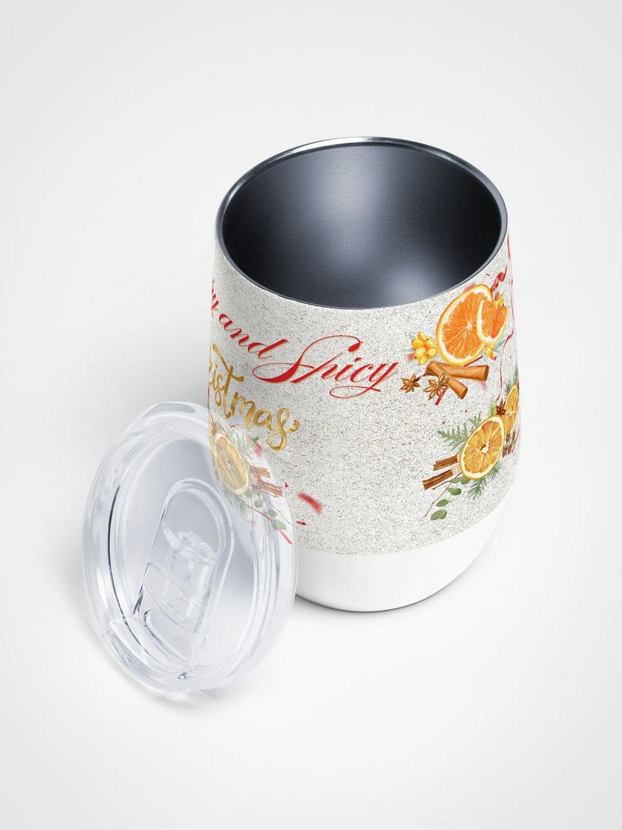 Festive Cheers Wine Tumbler gift for moms dads friends colleagues product image (3)