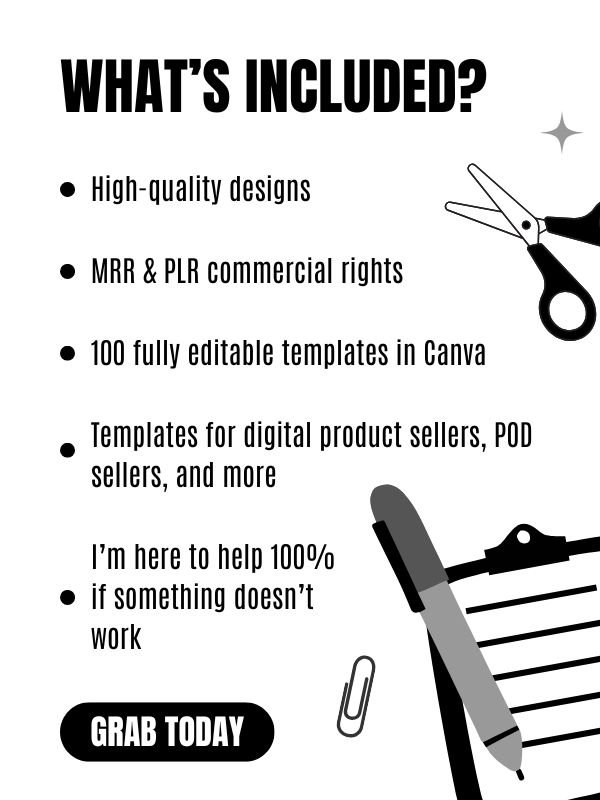 Editable MRR/PLR Templates in Canva product image (6)