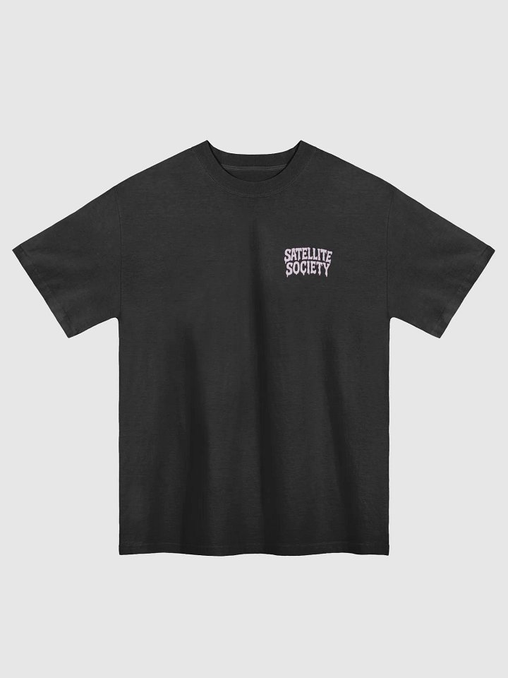 Stoned Rocketman Oversized Faded Tee (Black) product image (1)