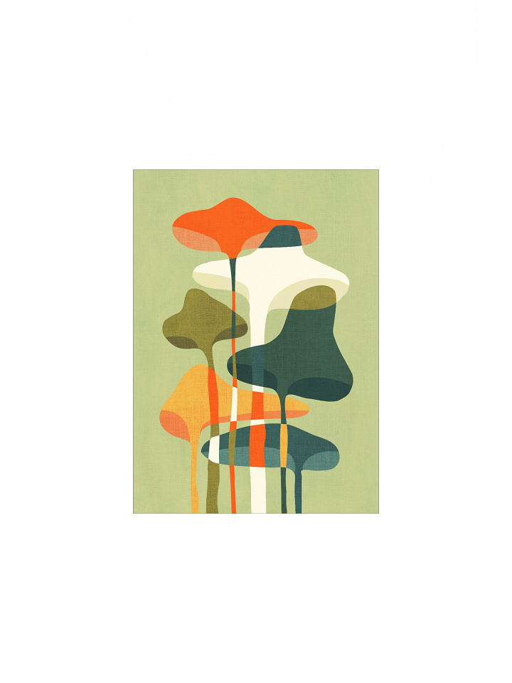 wild mushrooms art print product image (2)