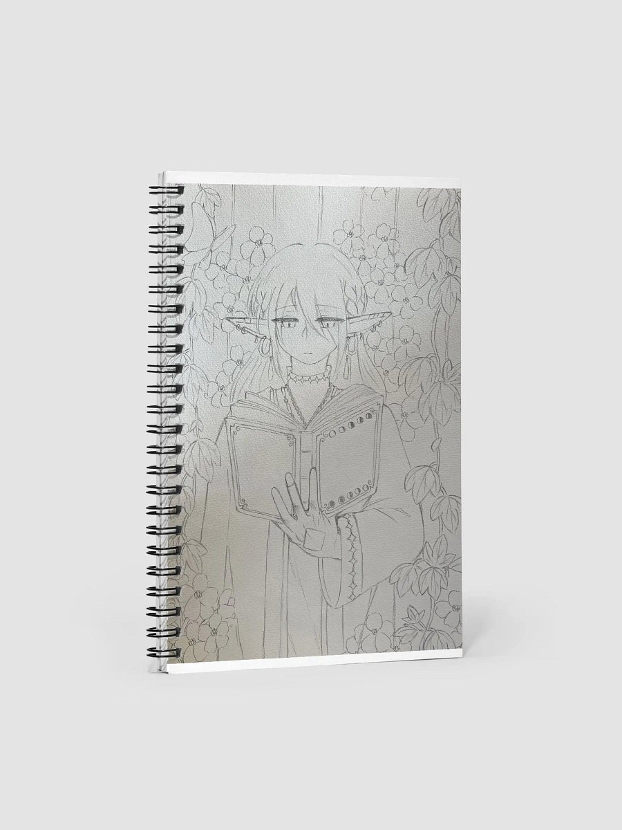 Elf and Skeleton Flowers (line art) - Notebook product image (2)