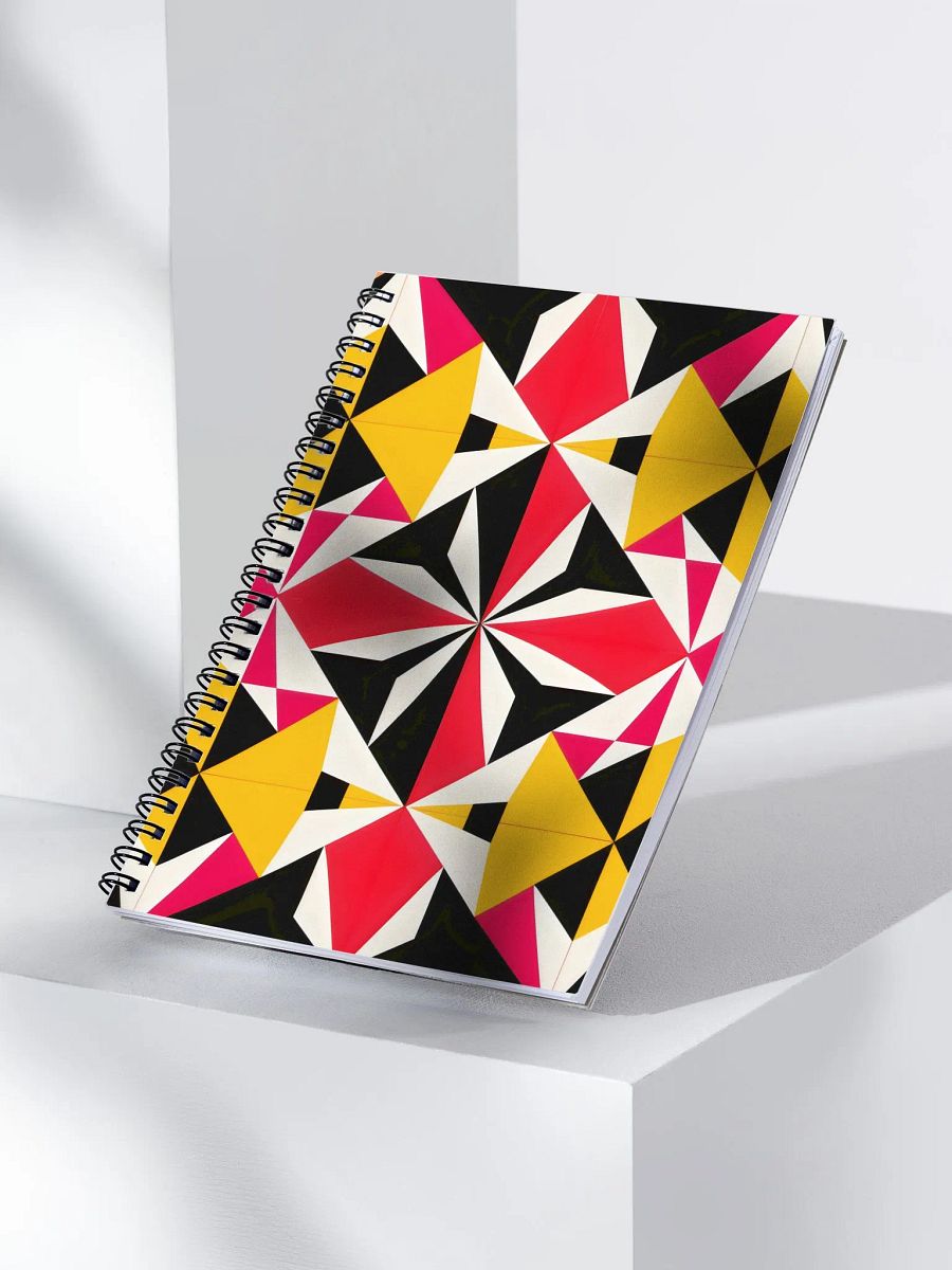 Kaleidoscopic Mosaic Spiral Notebook product image (3)