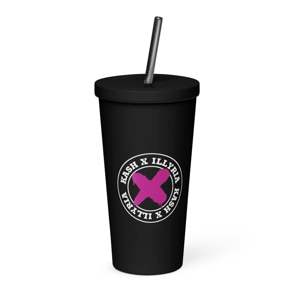 Insulated Tumbler with Straw product image (1)