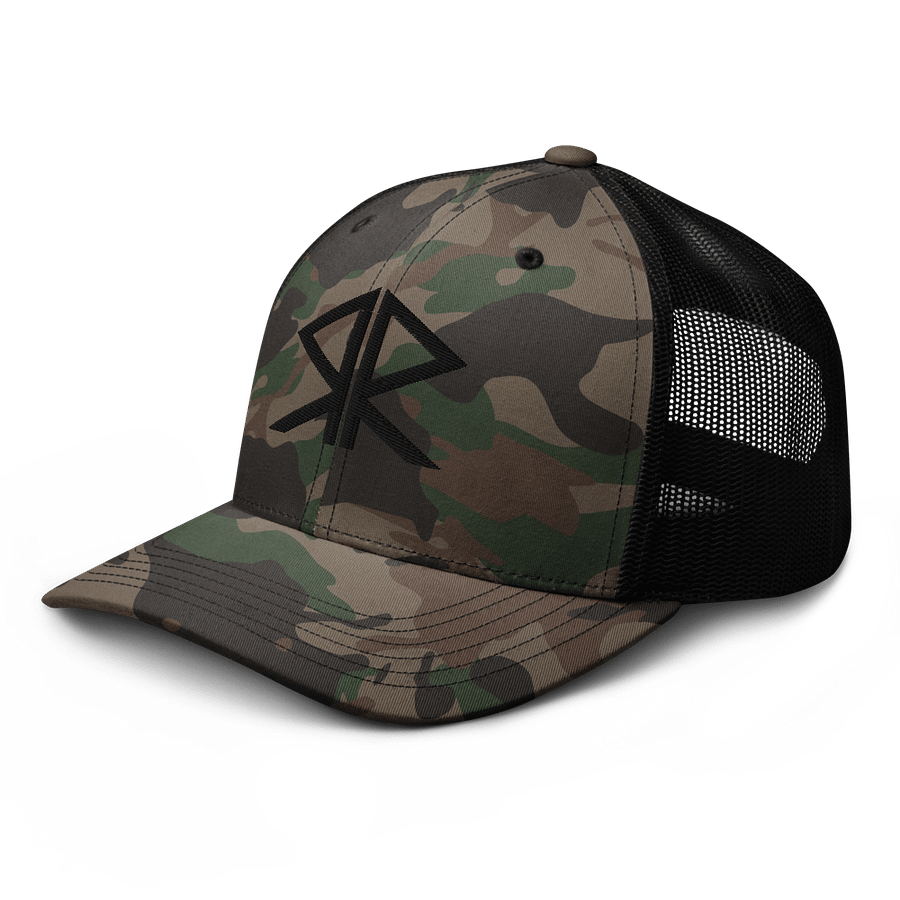 RR Flagless Camo Trucker Hat product image (4)