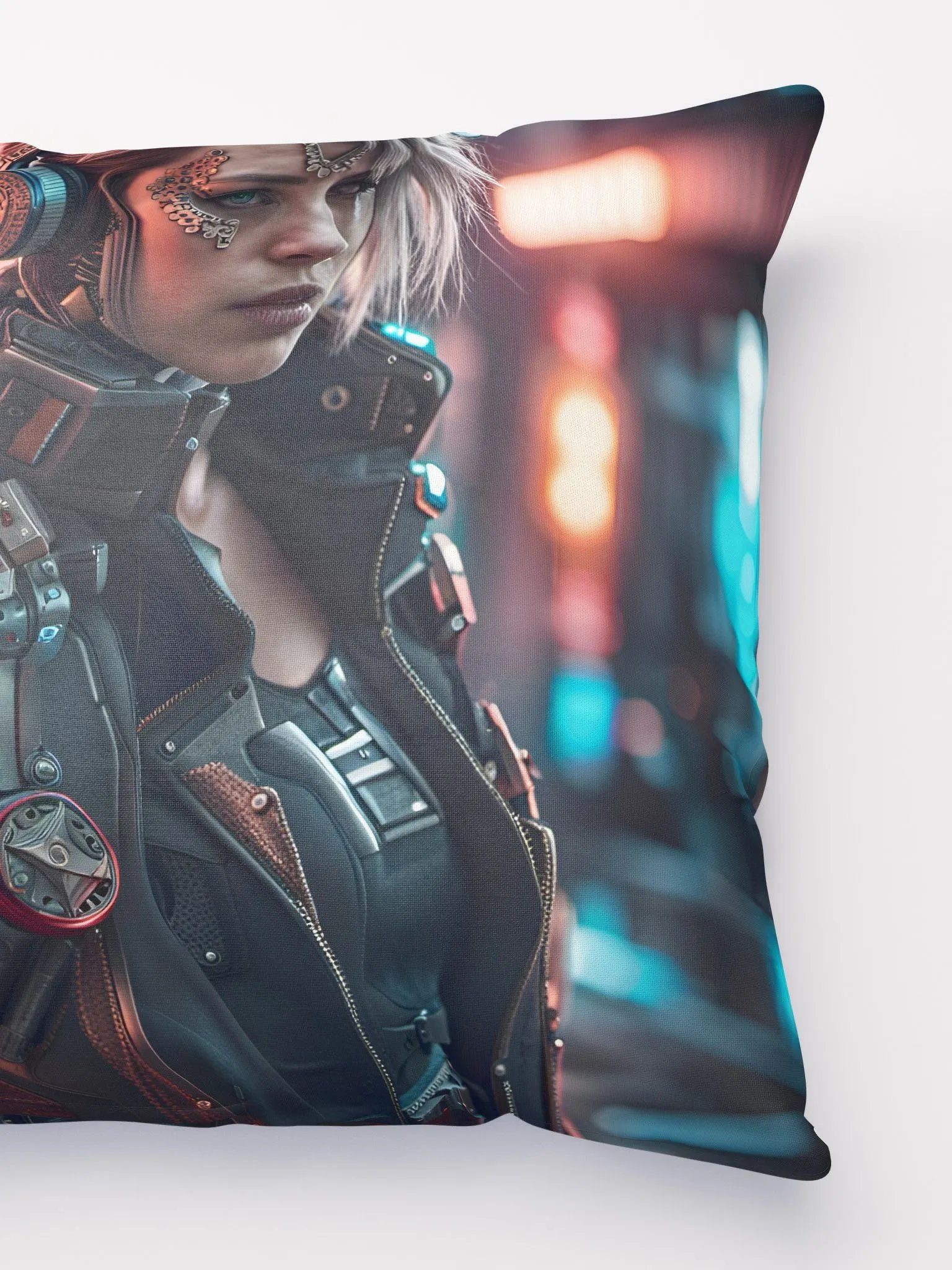 Cyberpunk Female Pillow product image (2)