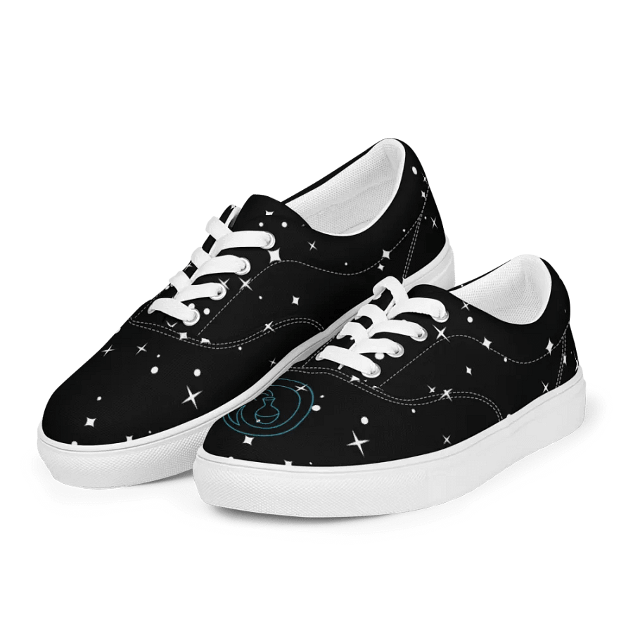 Starry-Eyed Aquarius Lace-Up Canvas Shoes product image (4)