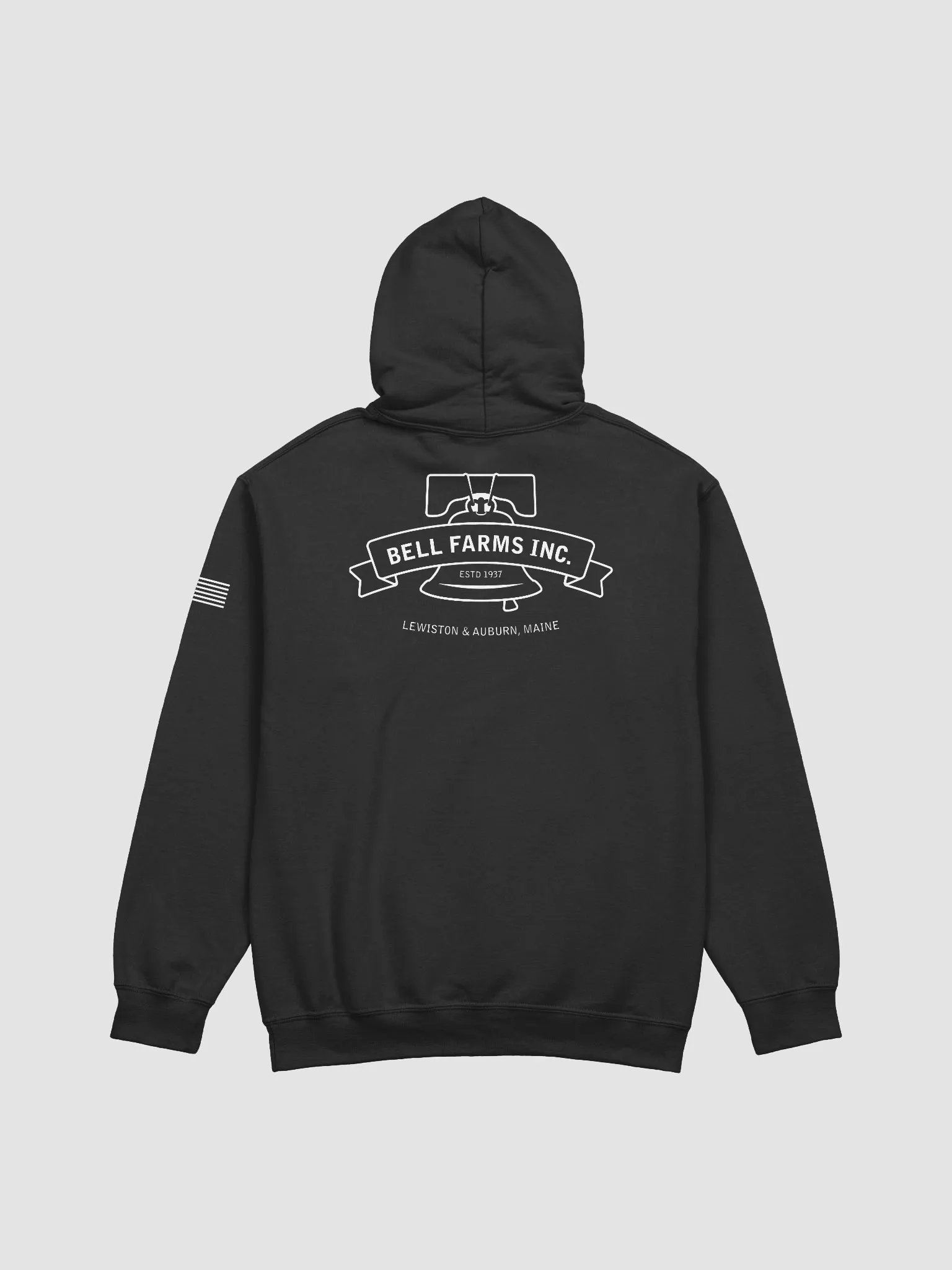 Hoodie with white logo product image (2)