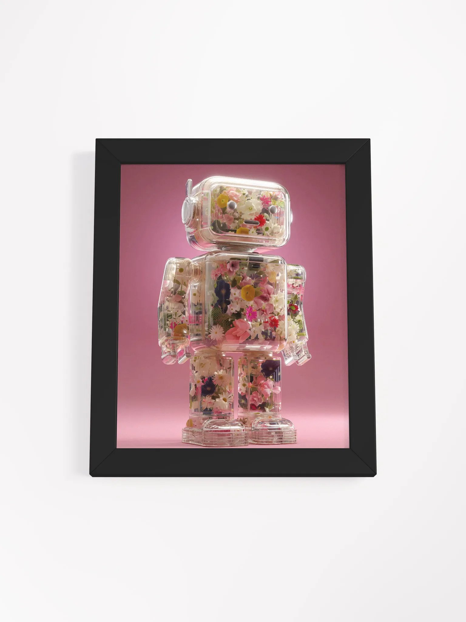 BloomBot Ayous Wood Framed Matte Poster product image (3)