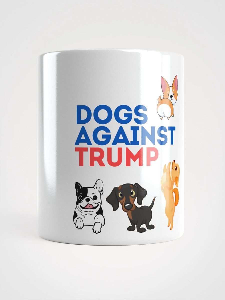 Pris-Dogs Against Trump- White Glossy Mug product image (15)