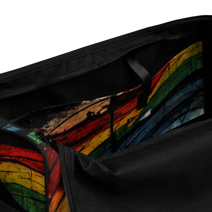 Vibrant Rainbow Splatter Duffle Bag product image (6)