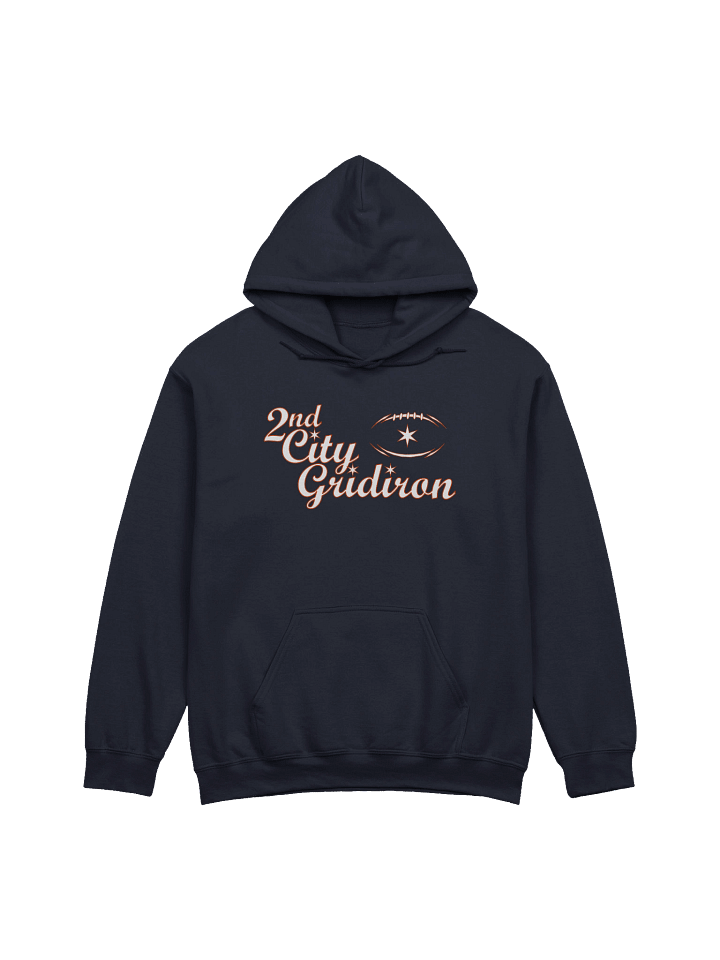 2nd City Gridiron Classic Hoodie Orange Outline product image (5)