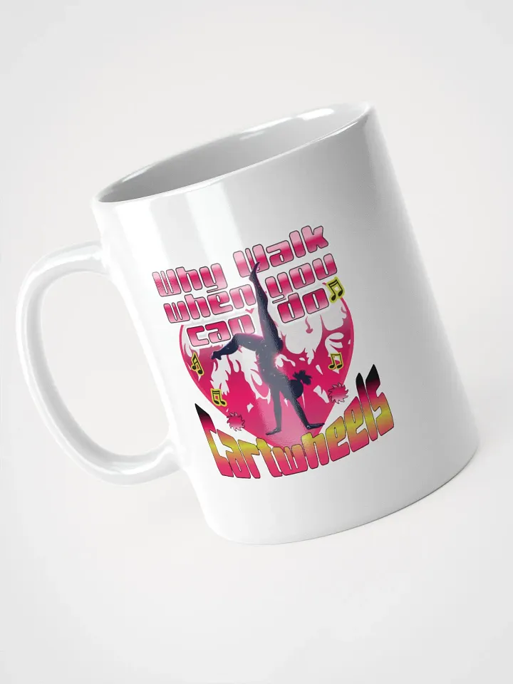 Why Walk When You Can Do Cartwheel Heartbeat Mug product image (2)