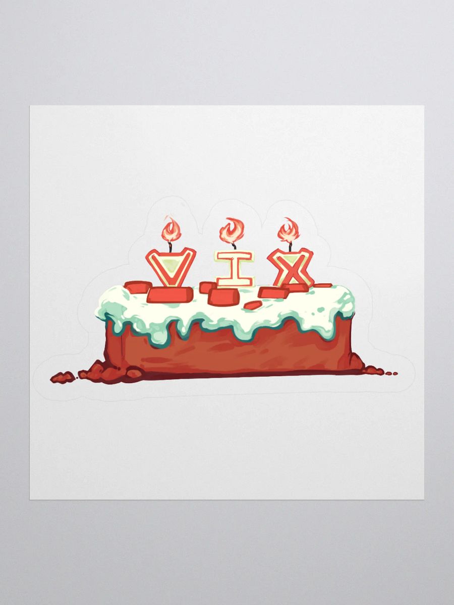 "I'll Make a Cake" w/ Candles Sticker product image (1)