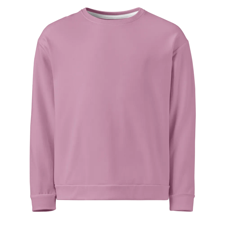 Plain Lilac Purple Soft Summer Unisex Recycled Polyester Heavyweight Premium Sweatshirt by Treasure Pie product image (1)