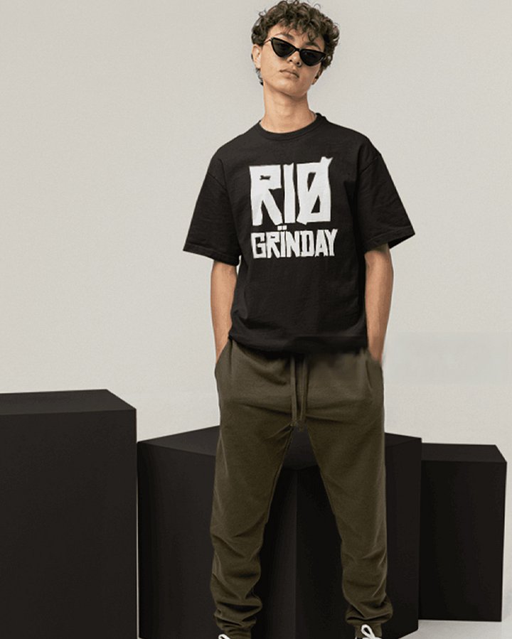 RIO GRINDAY WHITE ESSENTIAL LOGO TEE product image (2)