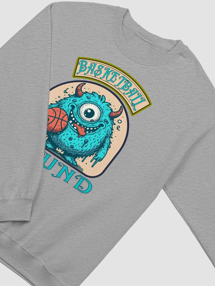 Basketball Hound Playful Monster Sweatshirt product image (2)