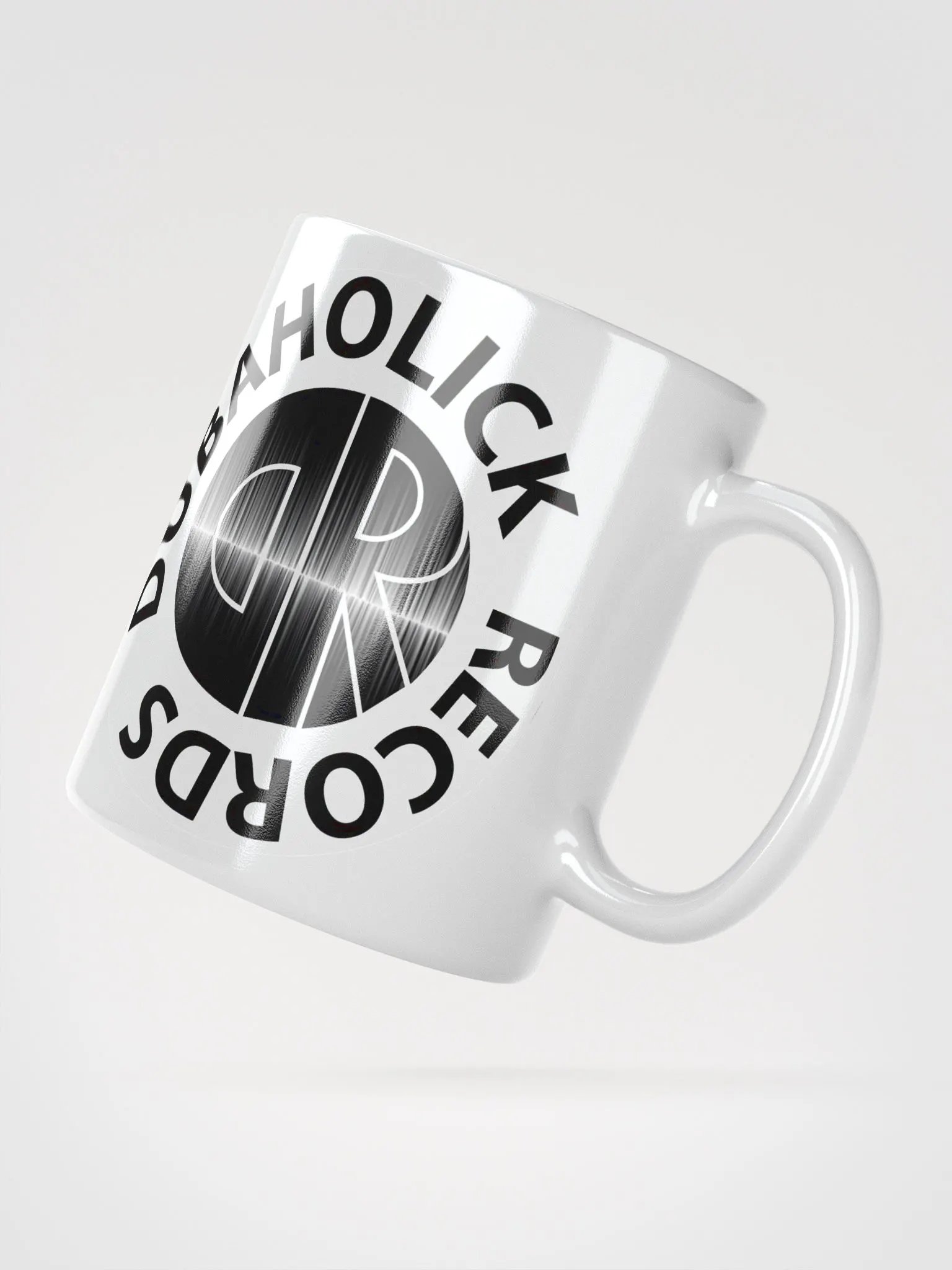 DR Circle White Glossy Mug product image (6)