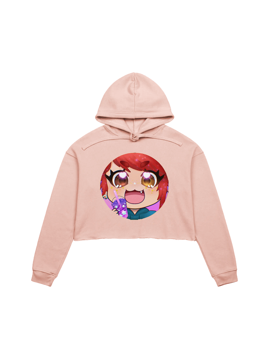 Boba Tea Pearl Fleece Crop Hoodie product image (1)