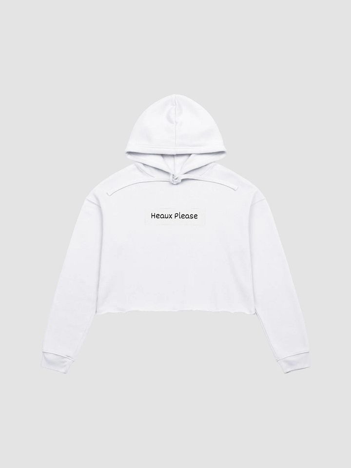 Black & White Phrase Apparel Heaux Please Crop Top product image (1)