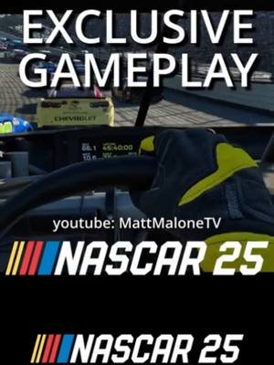 Youtube: MattMaloneTV #nascar25 #gameplay 