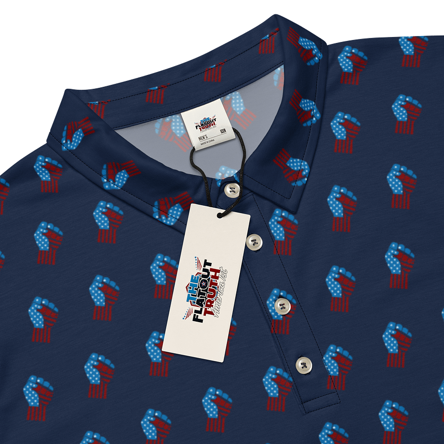 TFOT SlimFit America 1st Navy Fist Polo Shirt product image (1)
