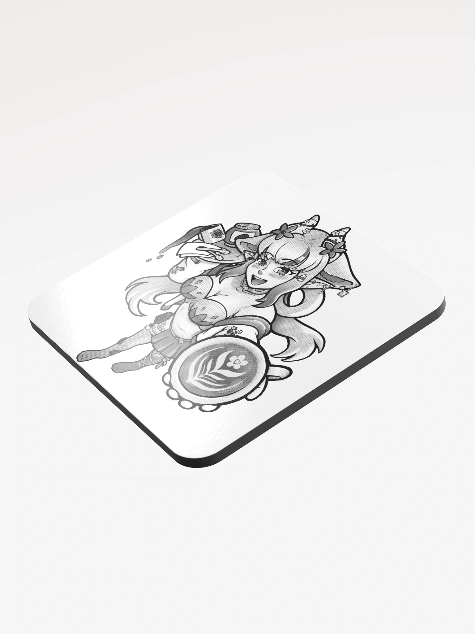 Cowfie Coaster {Cowfie Barista} ~ (3/3) product image (3)