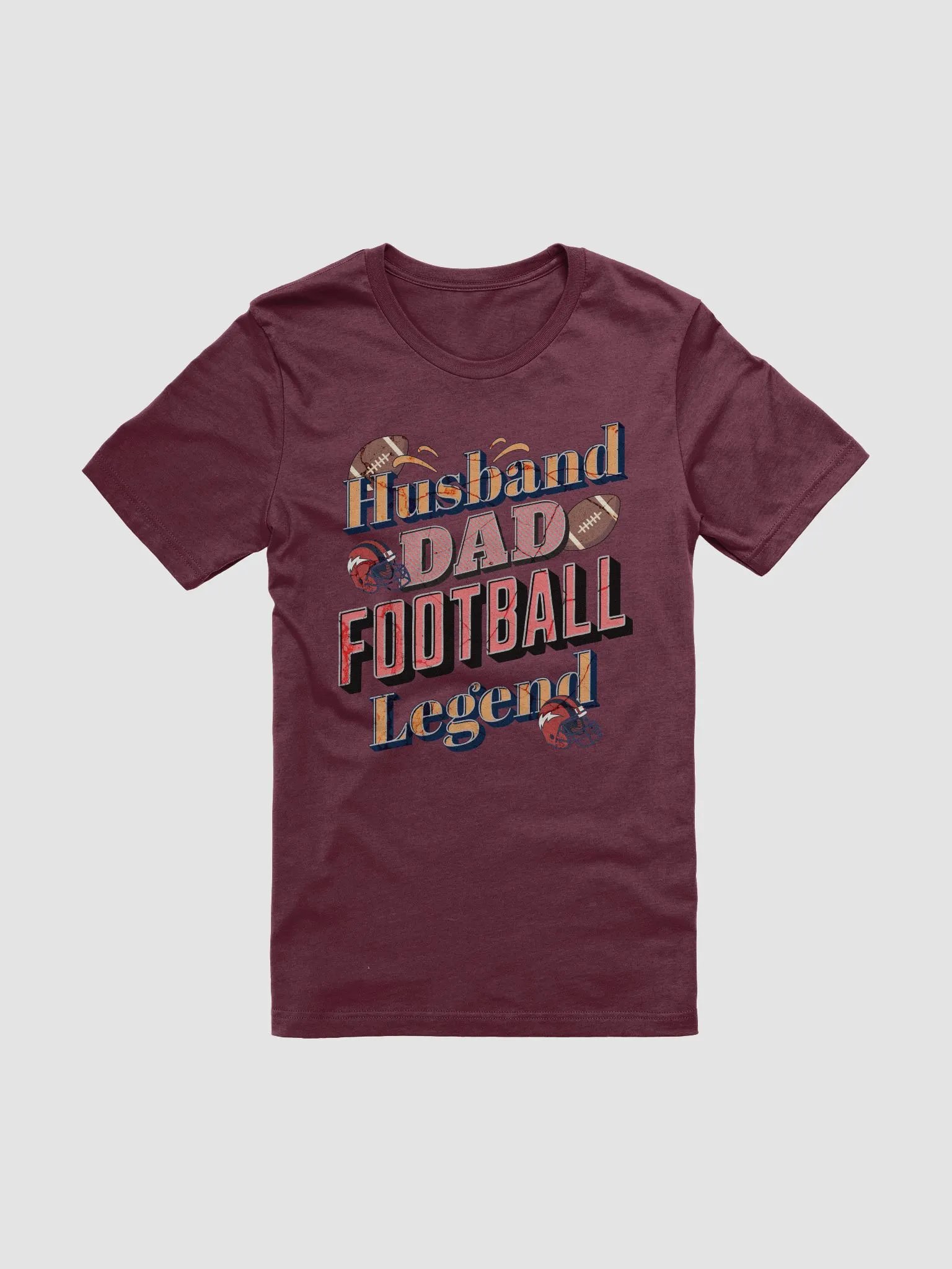 Husband Dad Football Legend Legendary T-Shirt product image (1)