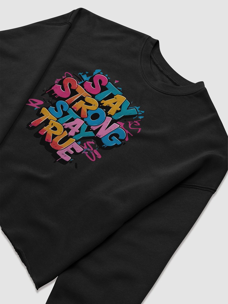 Stay Strong Stay True Women's Crop Top - Bella + Canvas Sweatshirt fit product image (9)