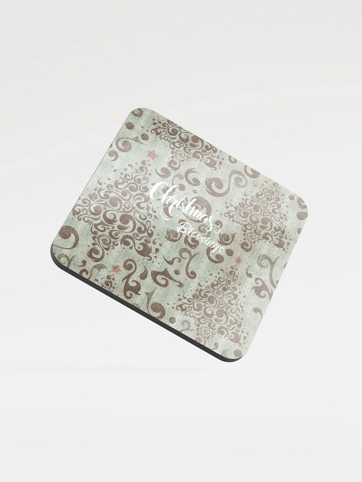 Swirling Christmas Blessings Coaster Set gift for entertainers moms colleagues friends product image (1)