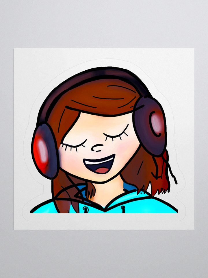 Lutti Vibing Vinyl Stickers (3" x 3") product image (1)