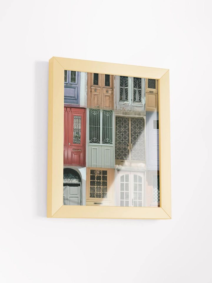 Greek Doors - Framed High-Quality Matte Poster product image (2)