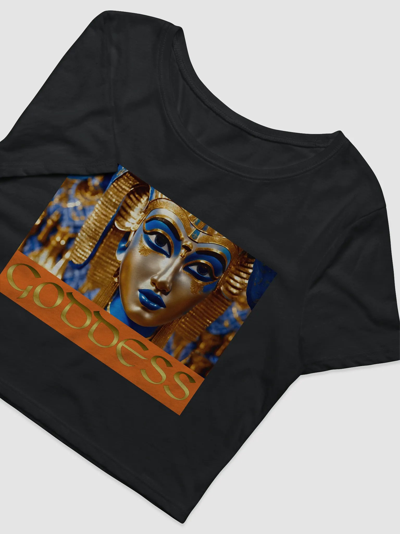 Deekstar Gold Goddess 2 Bella Canvas Women's Crop Tee product image (3)