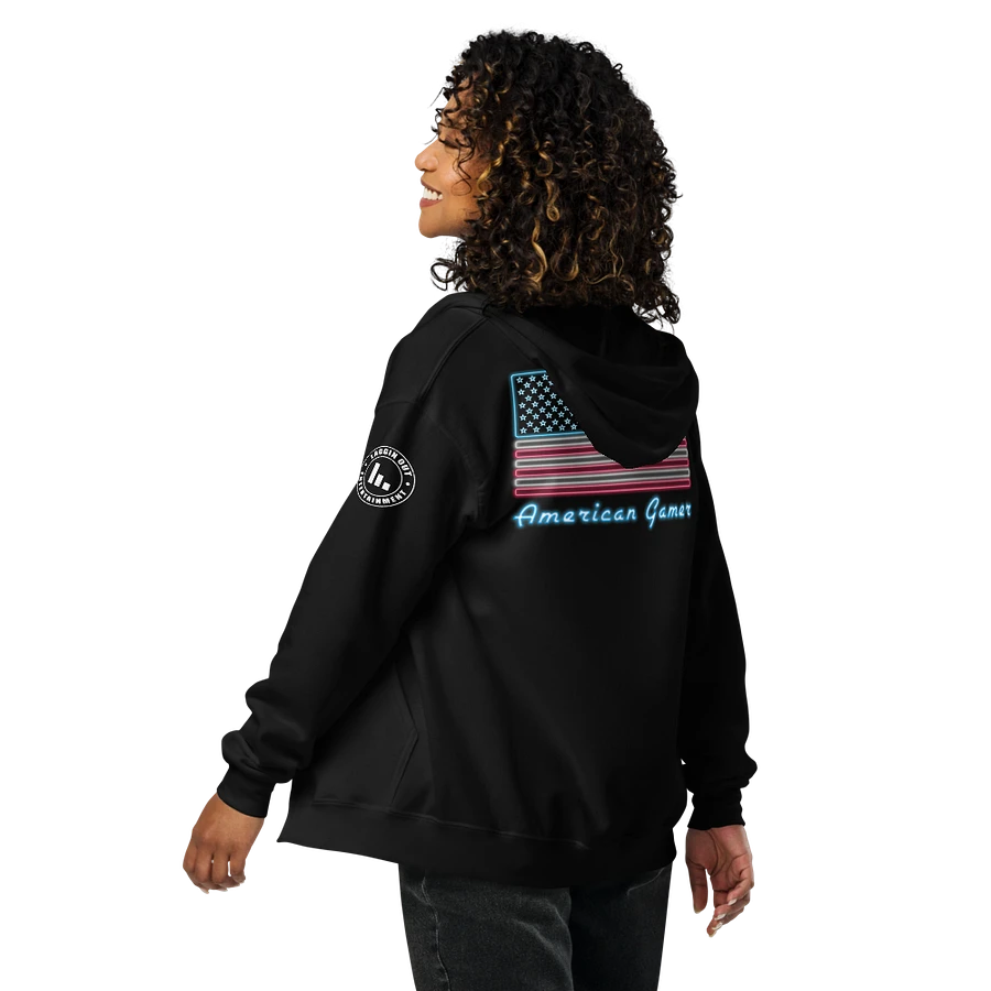 American Gamer Zipp Hoodie black product image (11)