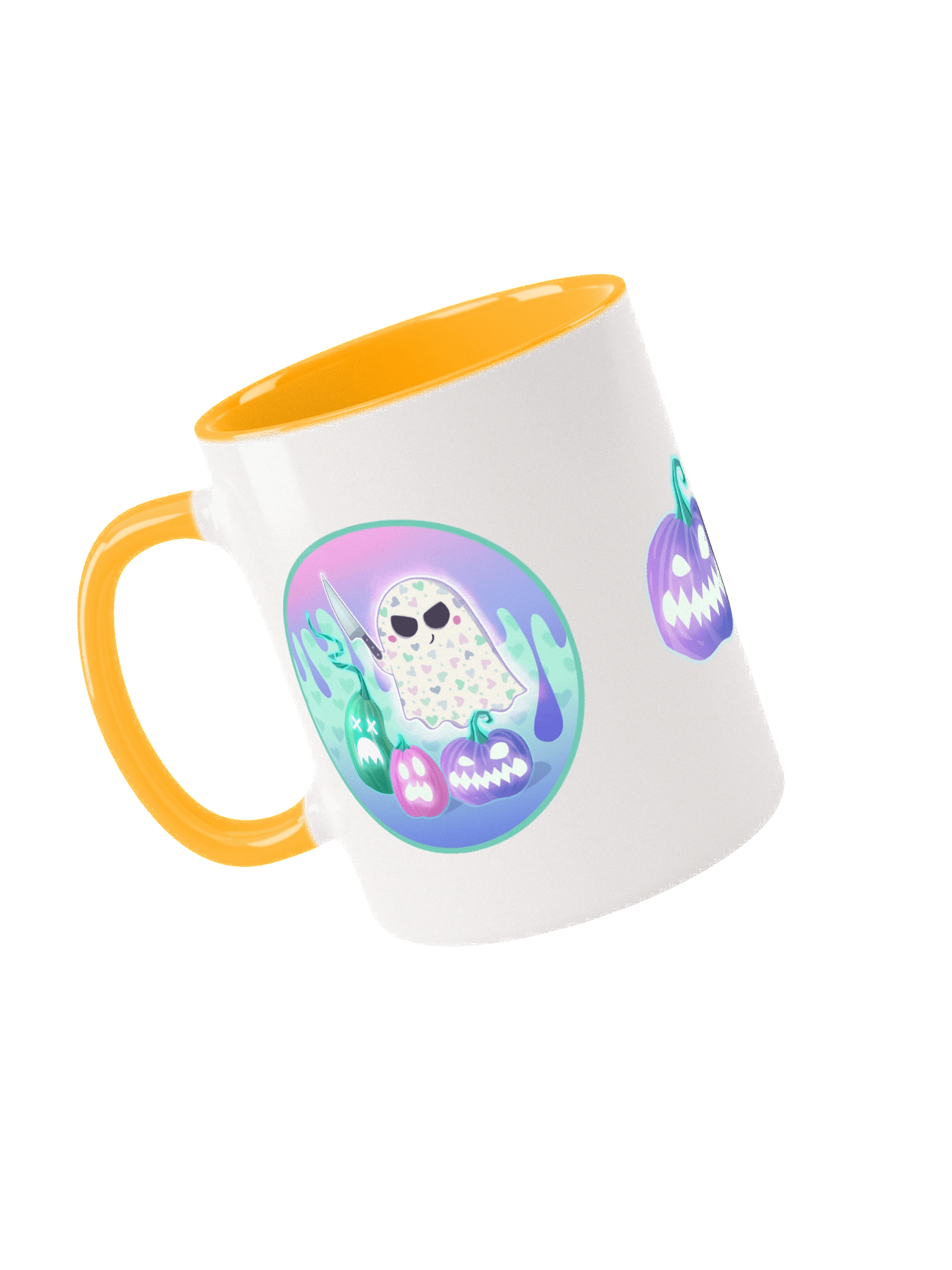 Pastel Little Ghost Pumpkin Carver - Ceramic Mug product image (17)