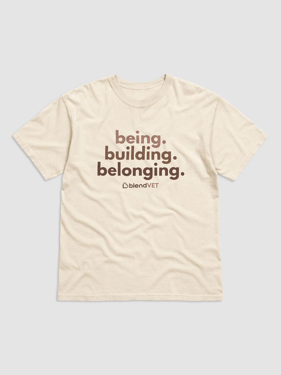 Being. Building. Belonging. Unisex Tee product image (2)