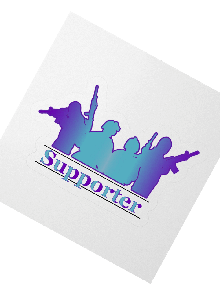 Supporter Stickers (Periwinkle) product image (7)