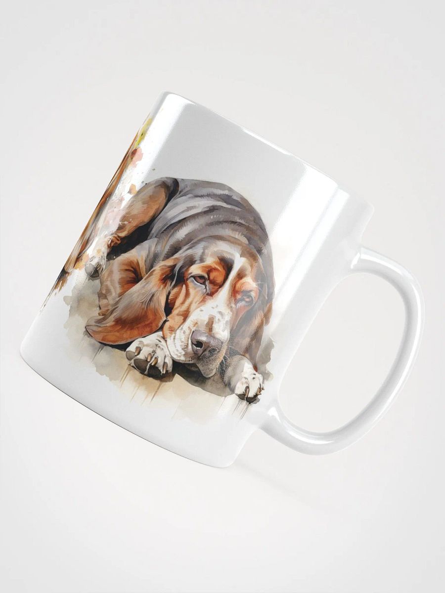 Basset Hound Trio Watercolor Mug product image (5)