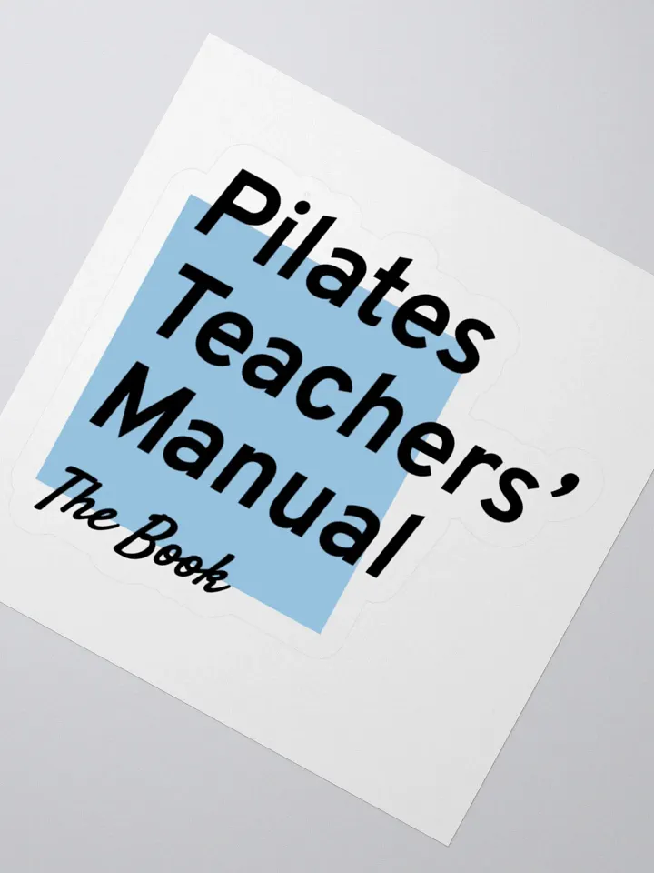Sticker - Pilates Teachers' Manual: The Book product image (2)