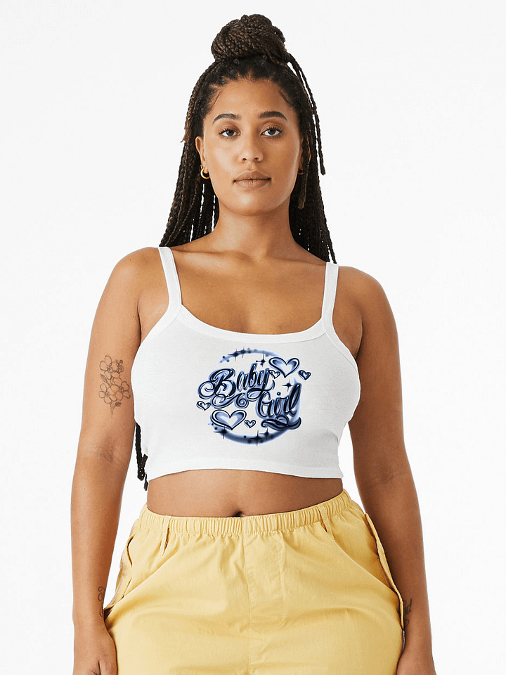 Baby Girl Airbrush Cami – Y2K Hoochie Nostalgia & Streetwear Vibes product image (1)