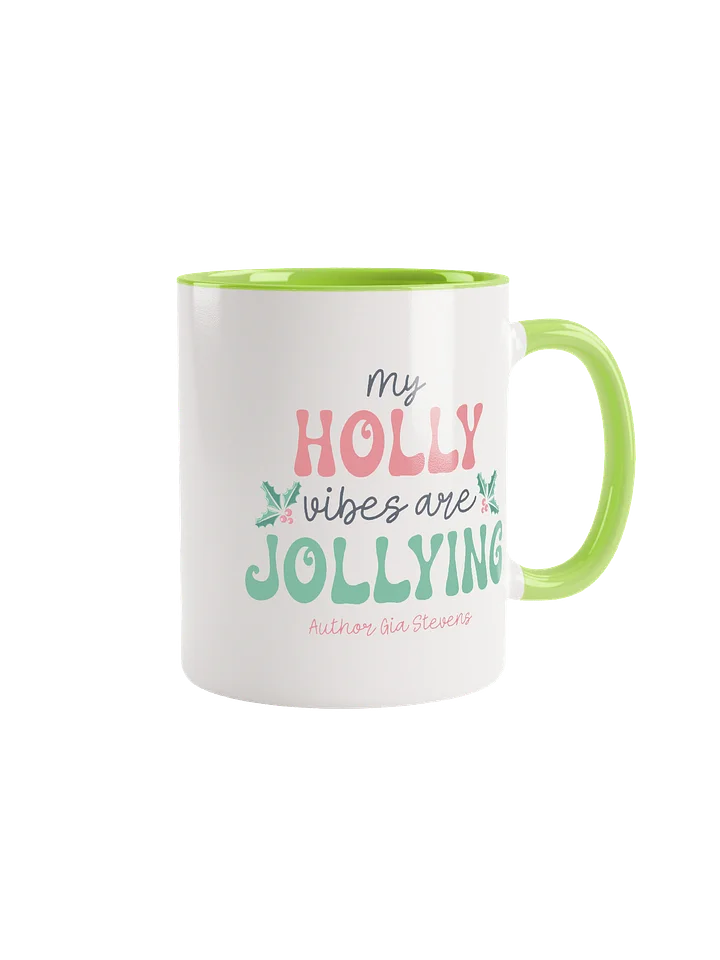 Holly Jolly Vibes Festive Ceramic Mug product image (2)