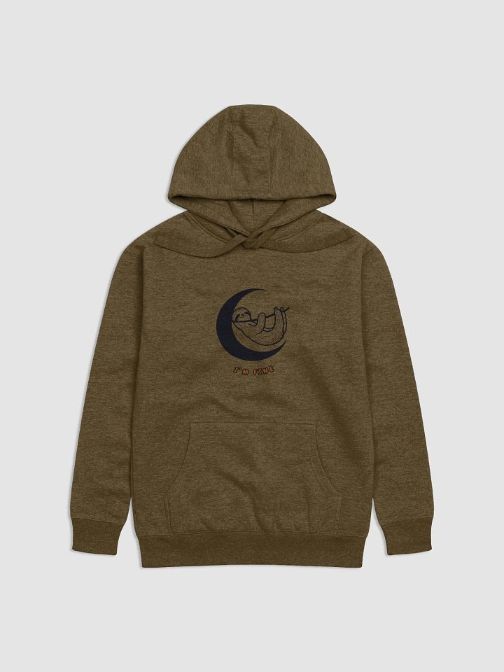 Sloth on the Moon Premium Hoodie product image (1)