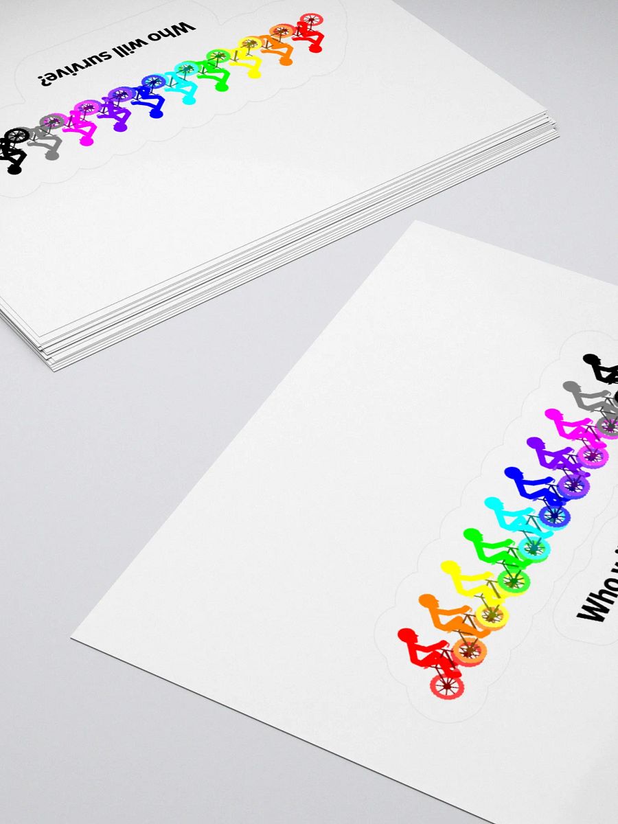 MIKAN Bicycle Sticker(Who will survive？) product image (15)