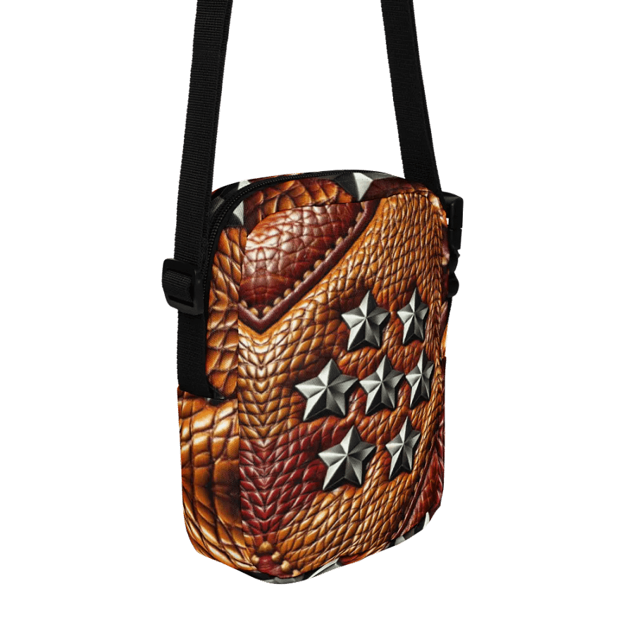Buhay Tuklas Embossed Orange Utility Crossbody Bag product image (8)
