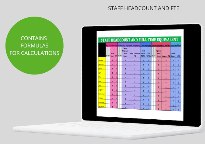 Human Resource Excel Template Bundle product image (3)