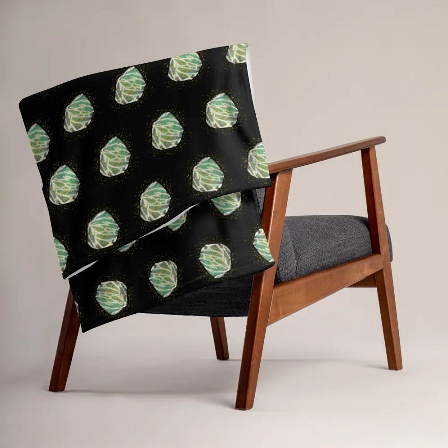 ItsMeHarp Shiny rock Throw Blanket product image (15)