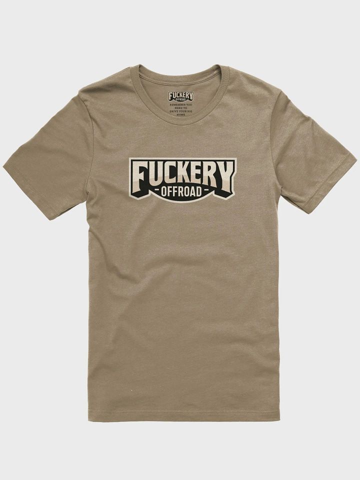Unisex t-shirt with Fuckery Text Logo (light colours) product image (3)