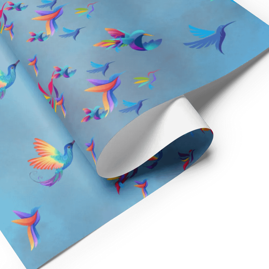 humming bird Wrapping Paper Set for thoughful birthday and occasion gifts product image (7)